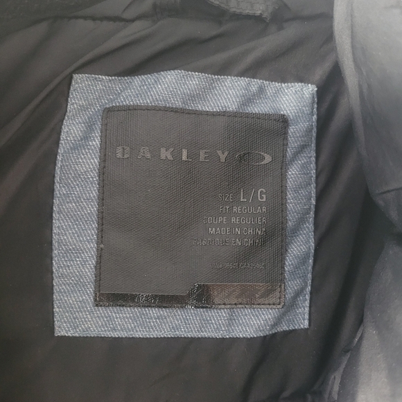 Oakley Mens Winter Softshell Jacket Large Blue Gray - Picture 3 of 12